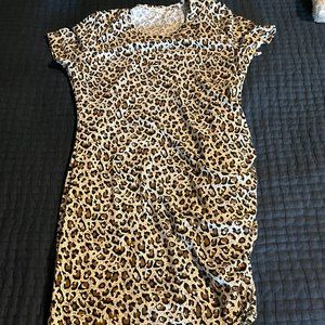 Juniors La Meil Dress in leopard print L